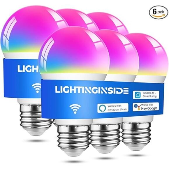 Smart Light Bulbs 60W Equivalent, WiFi Smart Bulb Compatible with Alexa/Google - Picture 7 of 7